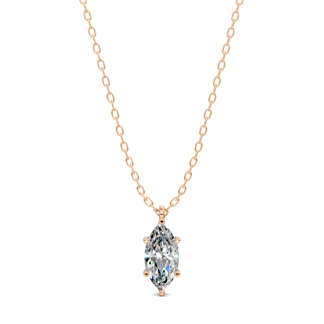1.50CTW Solitaire Marquise Diamond Pendant