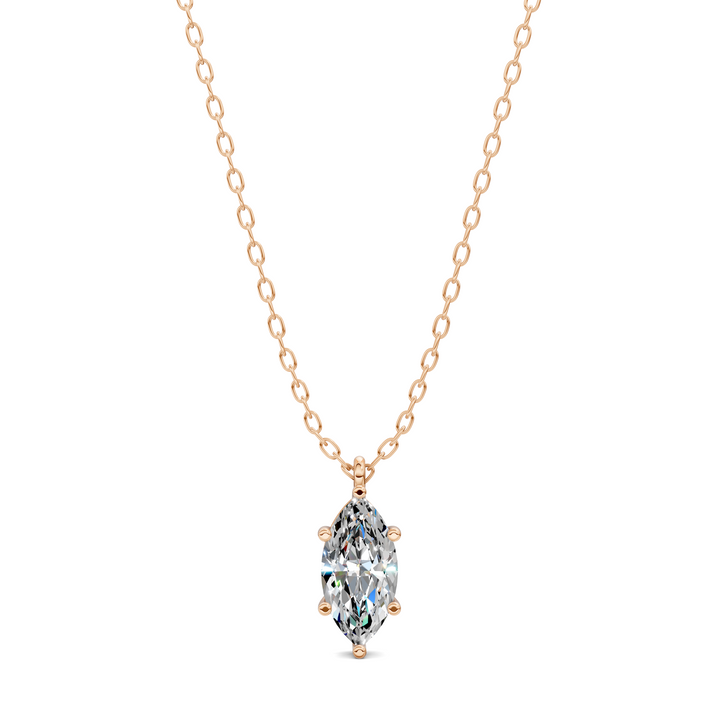 1.50CTW Solitaire Marquise Diamond Pendant