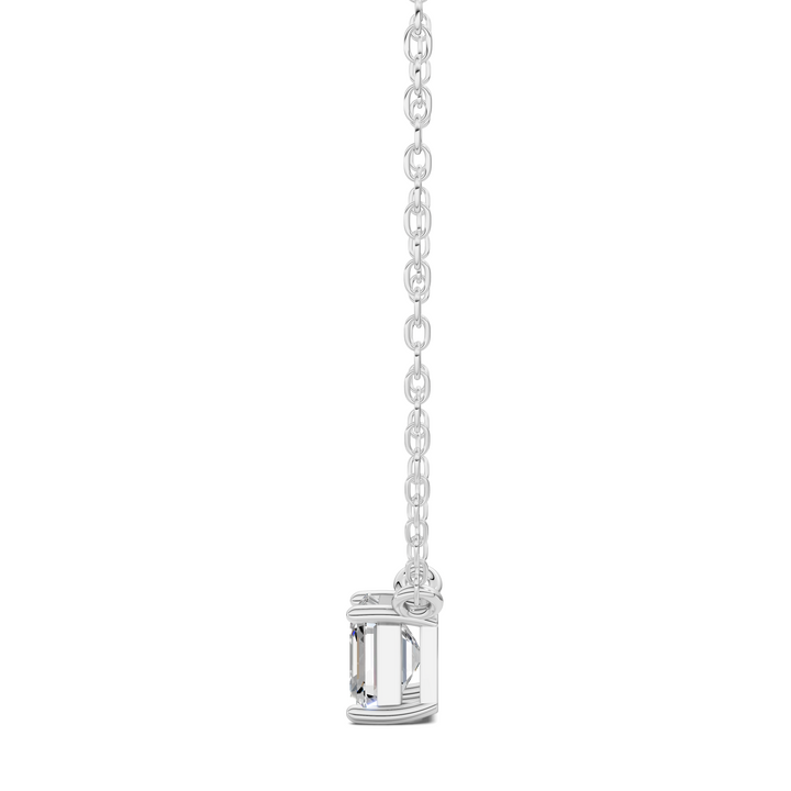 1.50CTW Solitaire Asscher Diamond Pendant