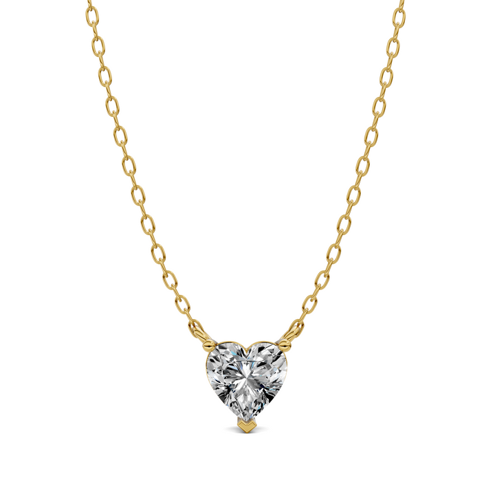 1.50CTW Solitaire Heart Diamond Pendant