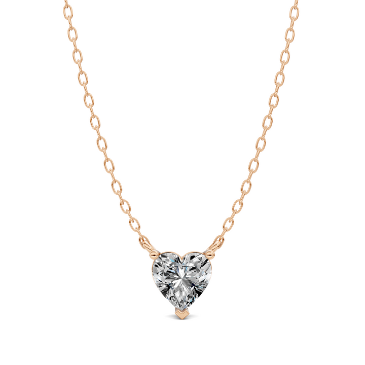 1.50CTW Solitaire Heart Diamond Pendant