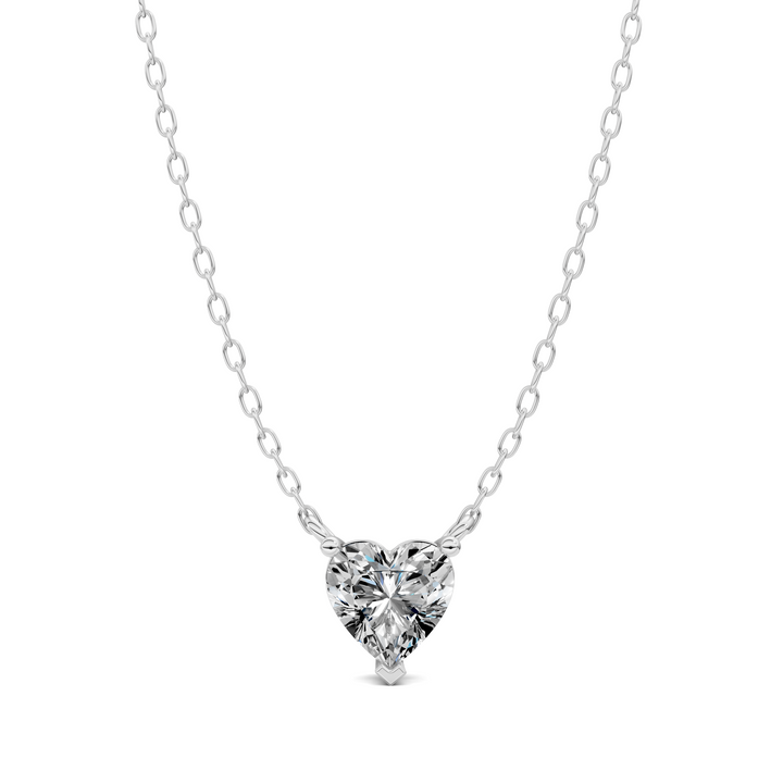 1.50CTW Solitaire Heart Diamond Pendant