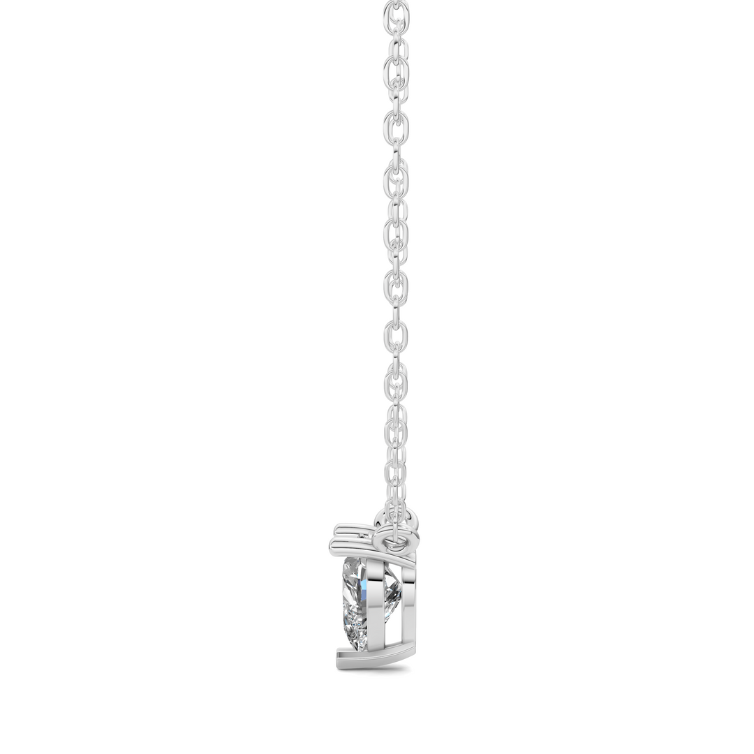 1.50CTW Solitaire Heart Diamond Pendant