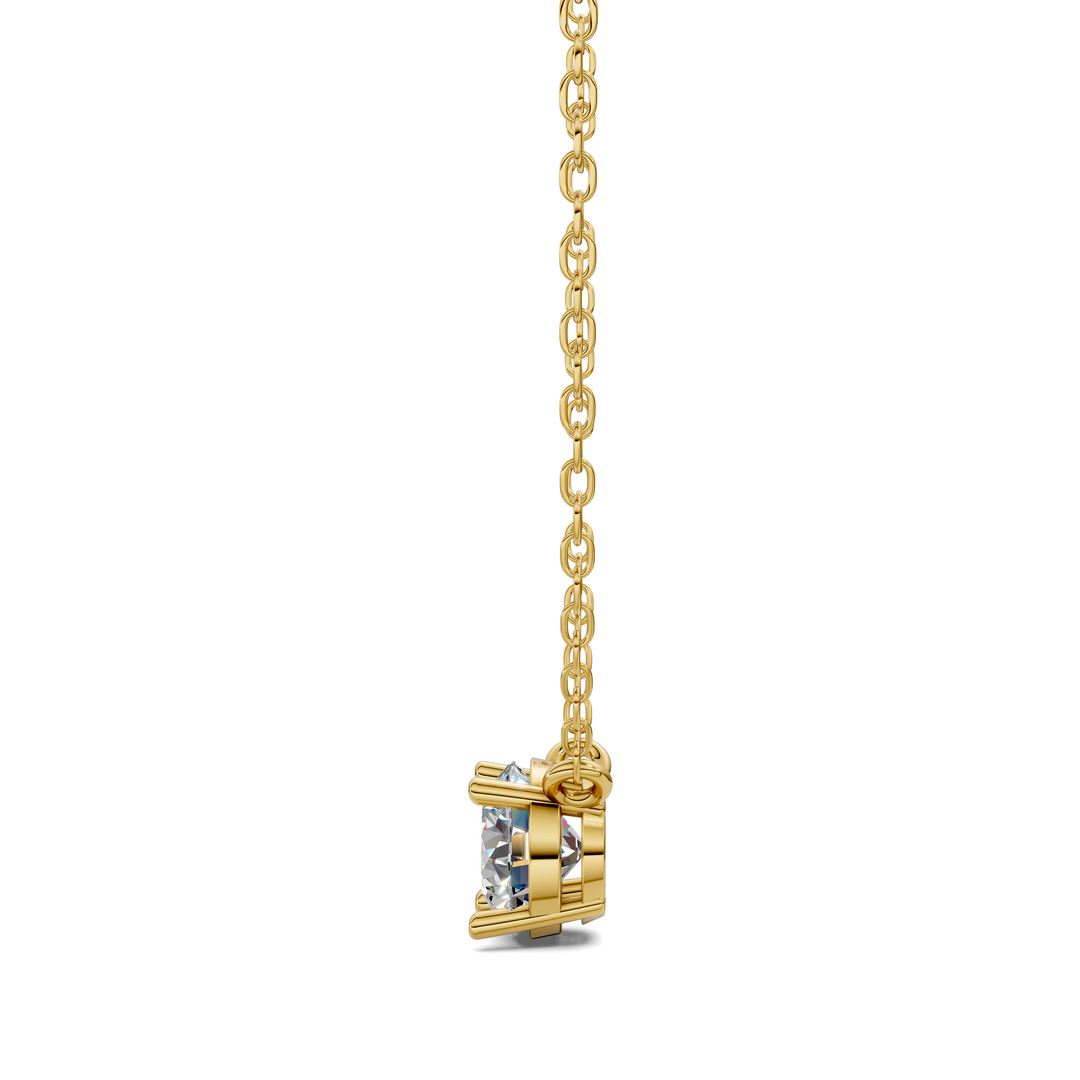 1.50CTW Solitaire Round Diamond Pendant
