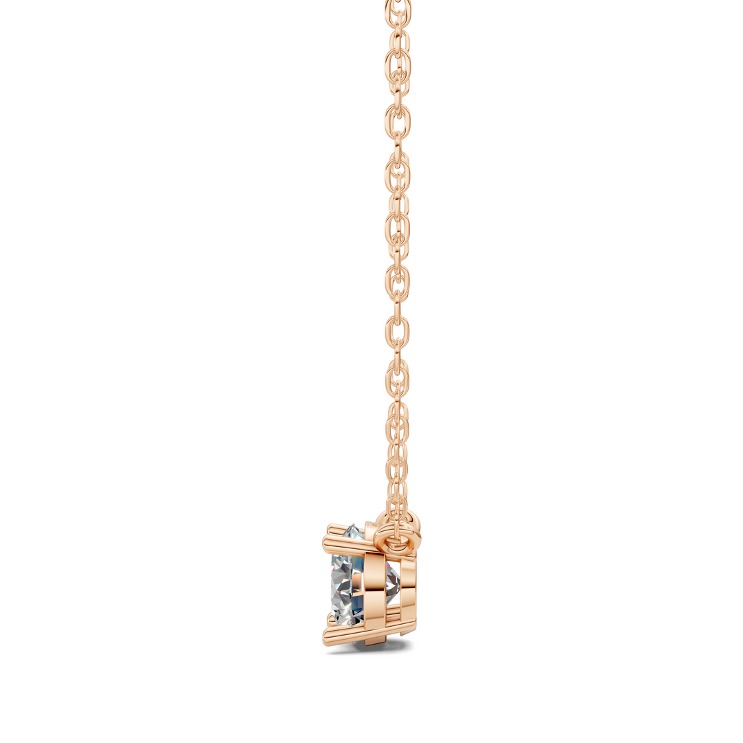1.50CTW Solitaire Round Diamond Pendant
