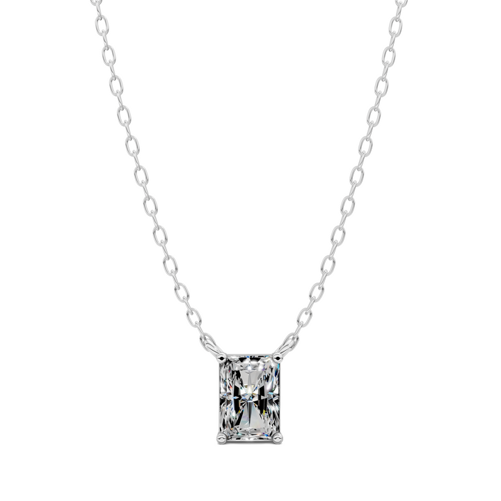 1.50CTW Solitaire Radiant Diamond Pendant