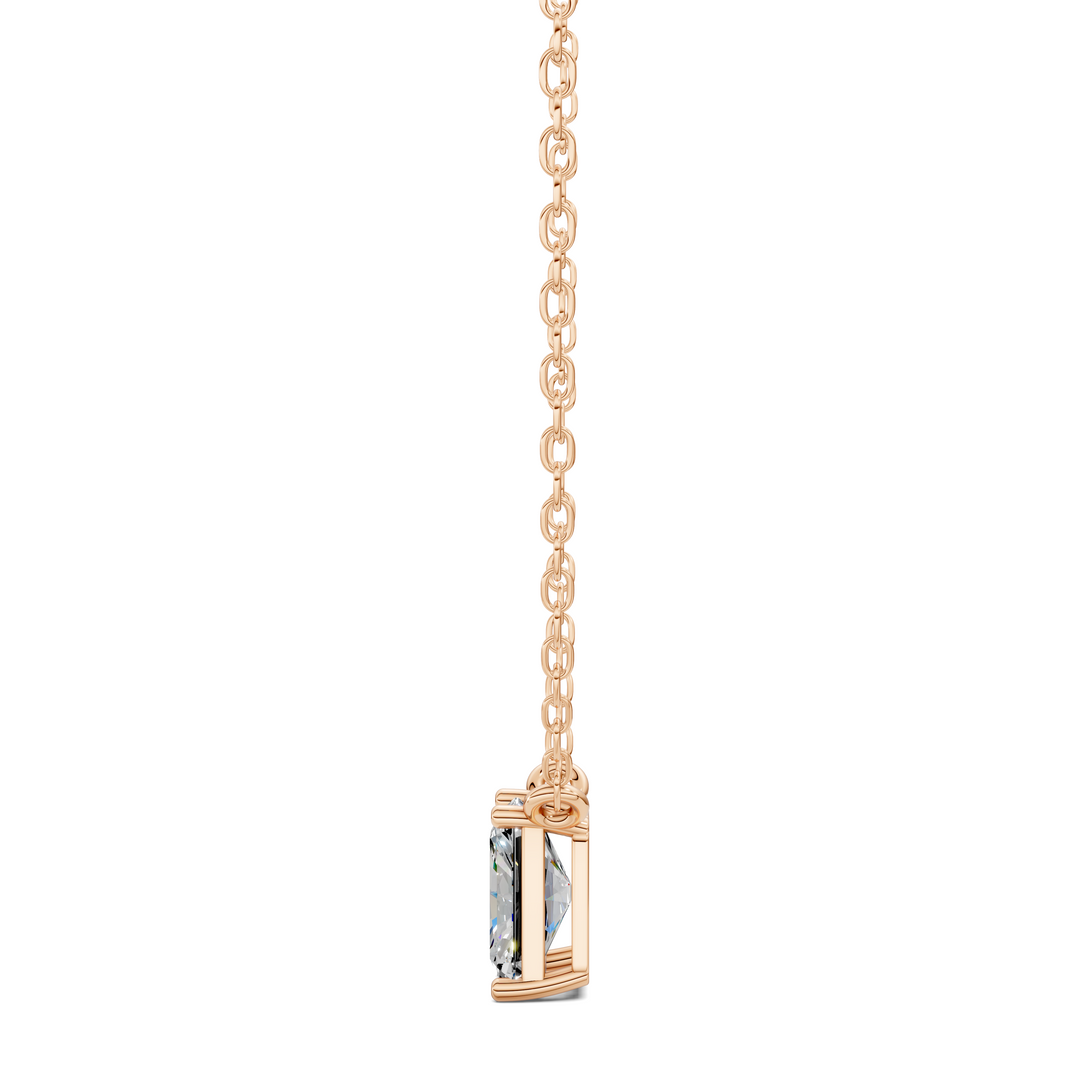 1.50CTW Solitaire Radiant Diamond Pendant