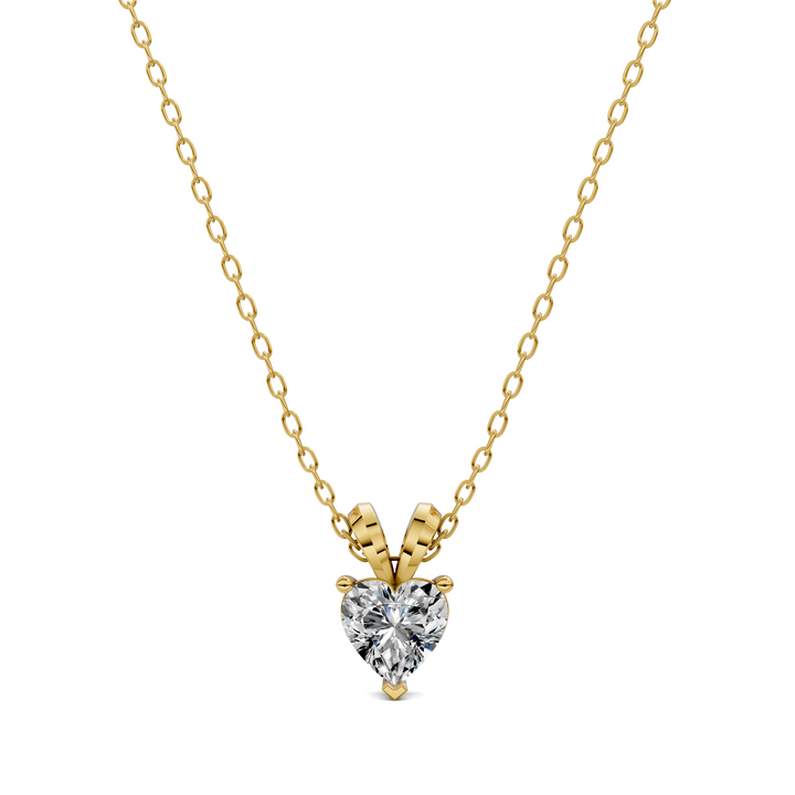 1.50CTW Split Bail Heart Pendant