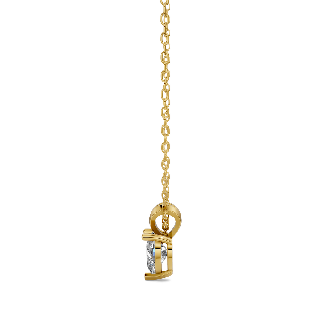 1.50CTW Split Bail Heart Pendant