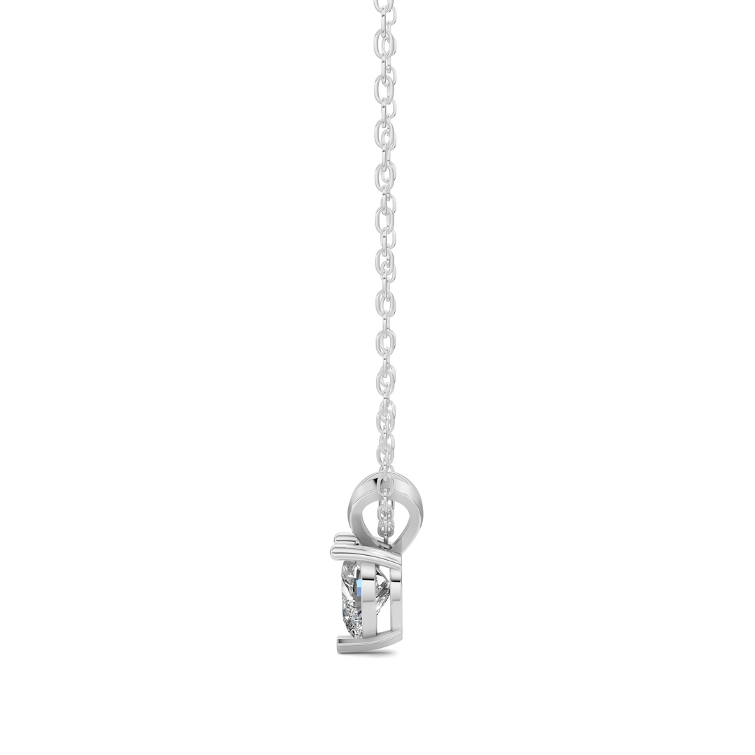1.50CTW Split Bail Heart Pendant