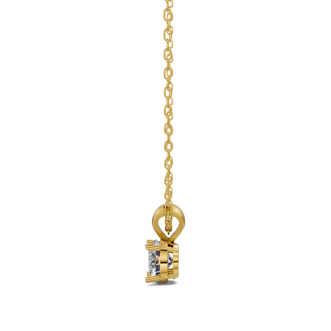1.50CTW Split Bail Round Pendant