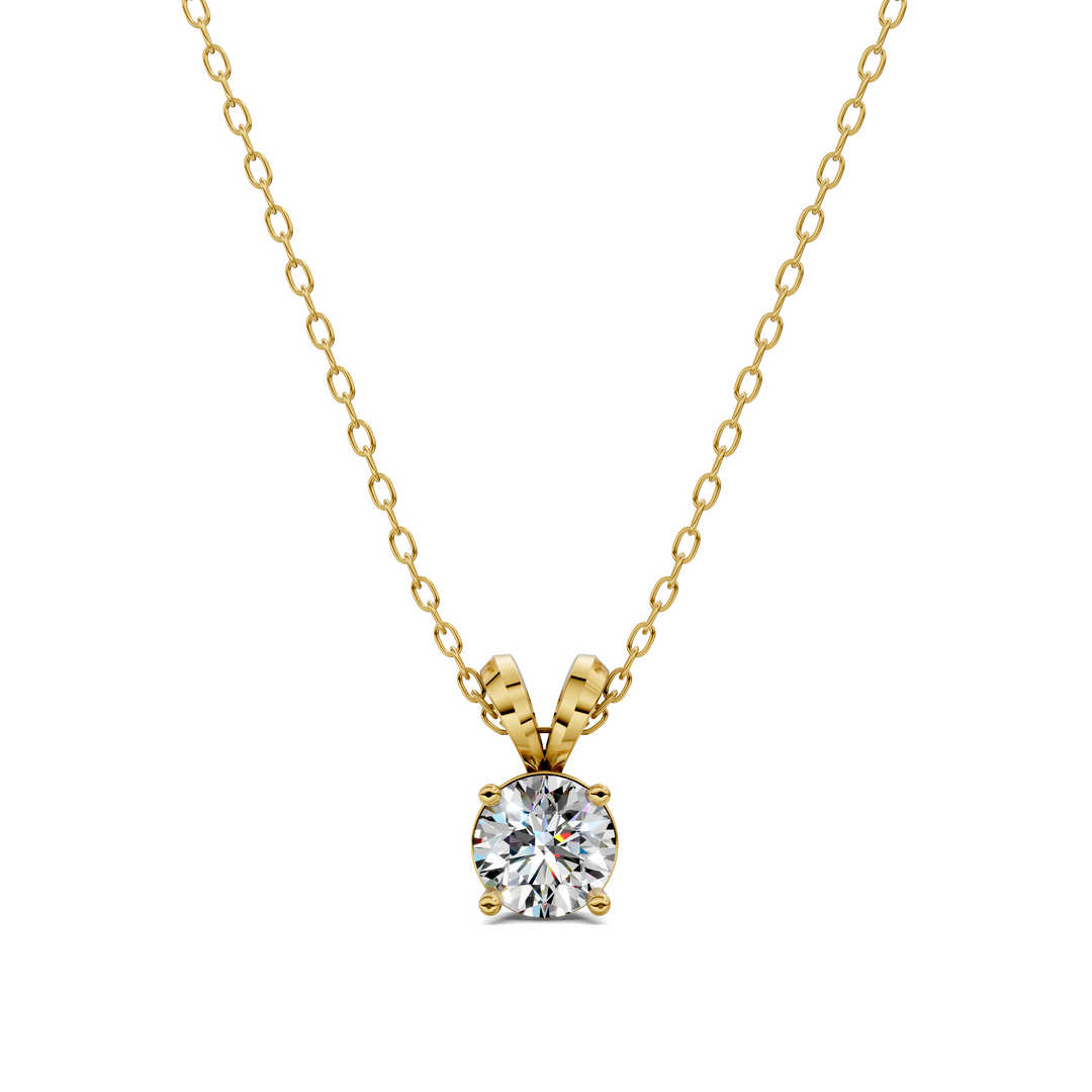 1.50CTW Split Bail Round Pendant