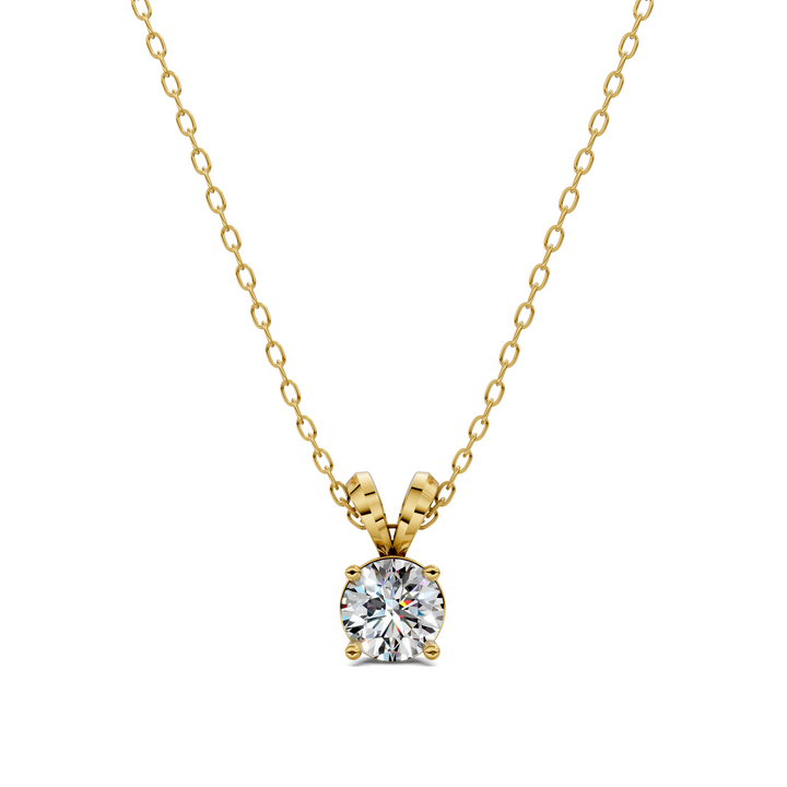 1.50CTW Split Bail Round Pendant