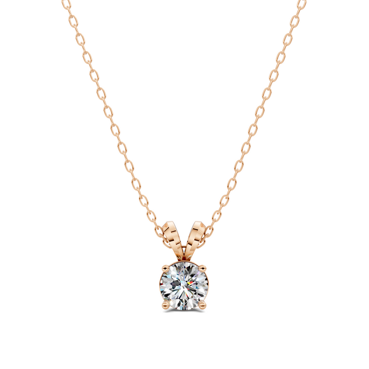 1.50CTW Split Bail Round Pendant