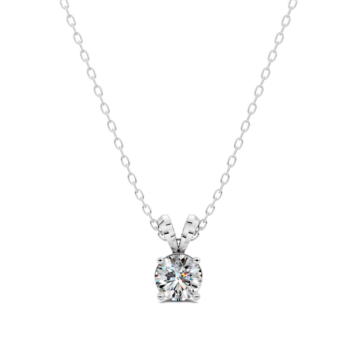 1.50CTW Split Bail Round Pendant