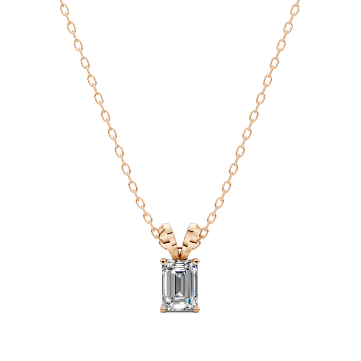 1.50CTW Split Bail Emerald Pendant