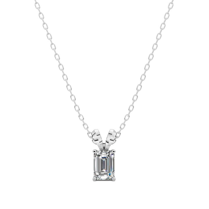 1.50CTW Split Bail Emerald Pendant