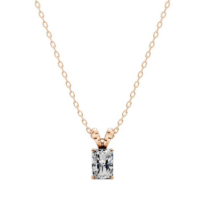 1.50CTW Split Bail Radiant Pendant