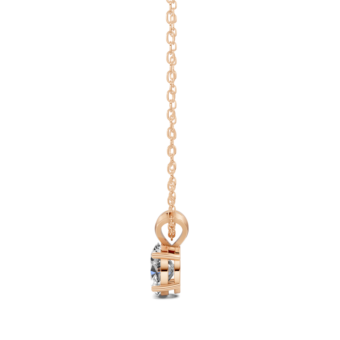1.50CTW Split Bail Oval Pendant
