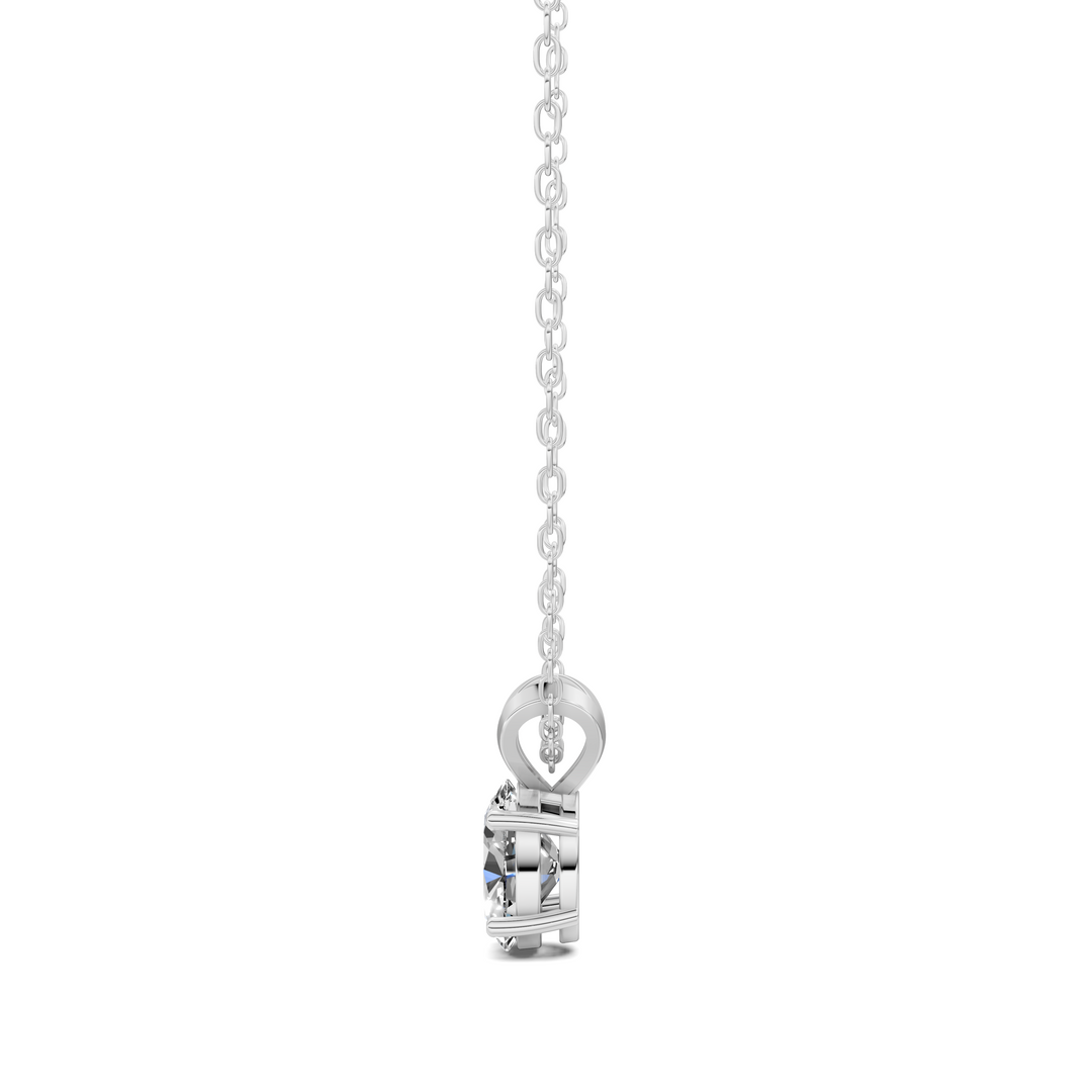 1.50CTW Split Bail Oval Pendant