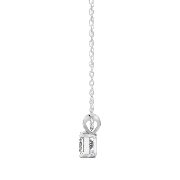 1.50CTW Split Bail Princess Pendant