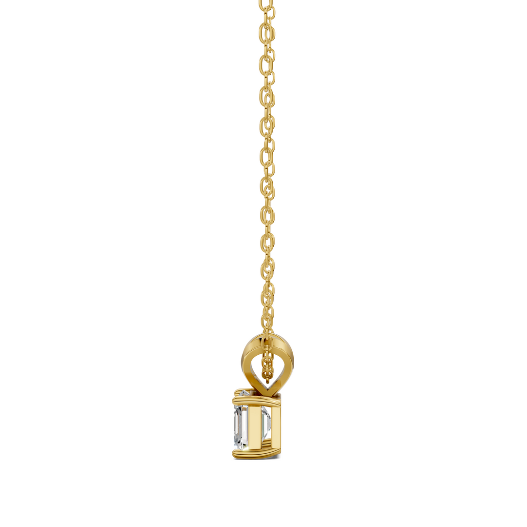 1.50CTW Split Bail Asscher Pendant