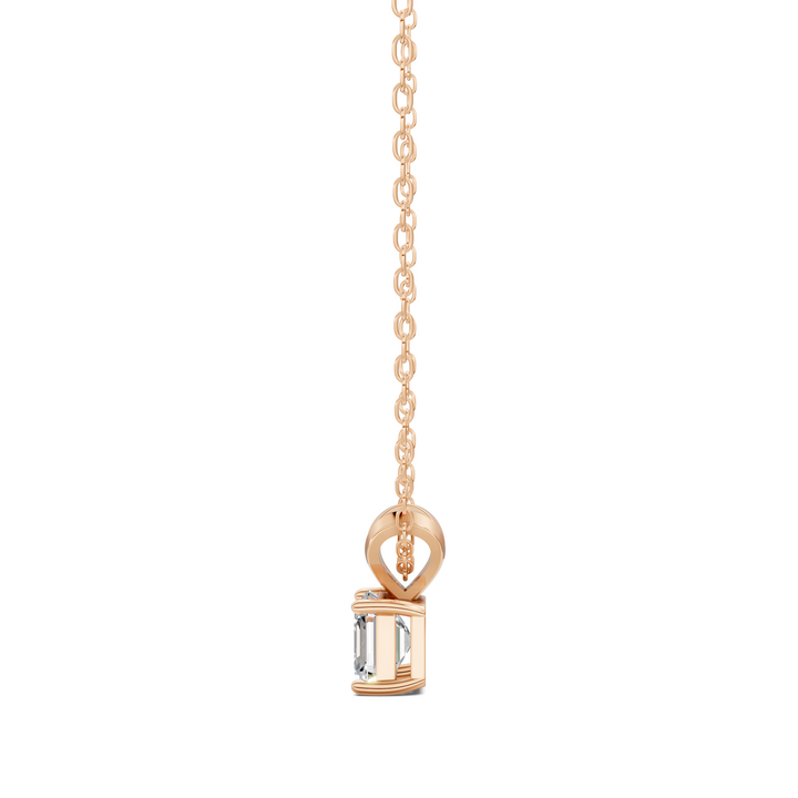 1.50CTW Split Bail Asscher Pendant
