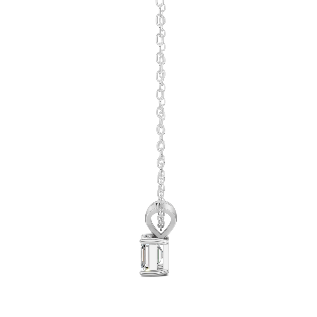1.50CTW Split Bail Asscher Pendant