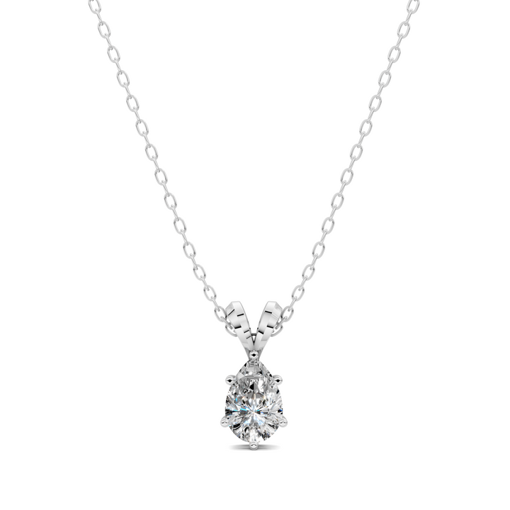 1.50CTW Split Bail Pear Pendant