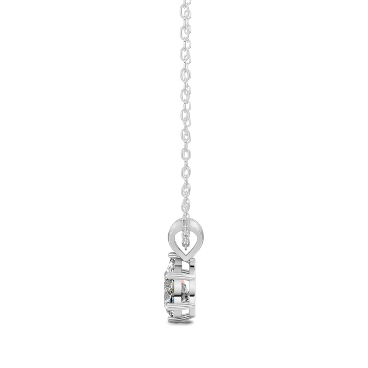 1.50CTW Split Bail Pear Pendant