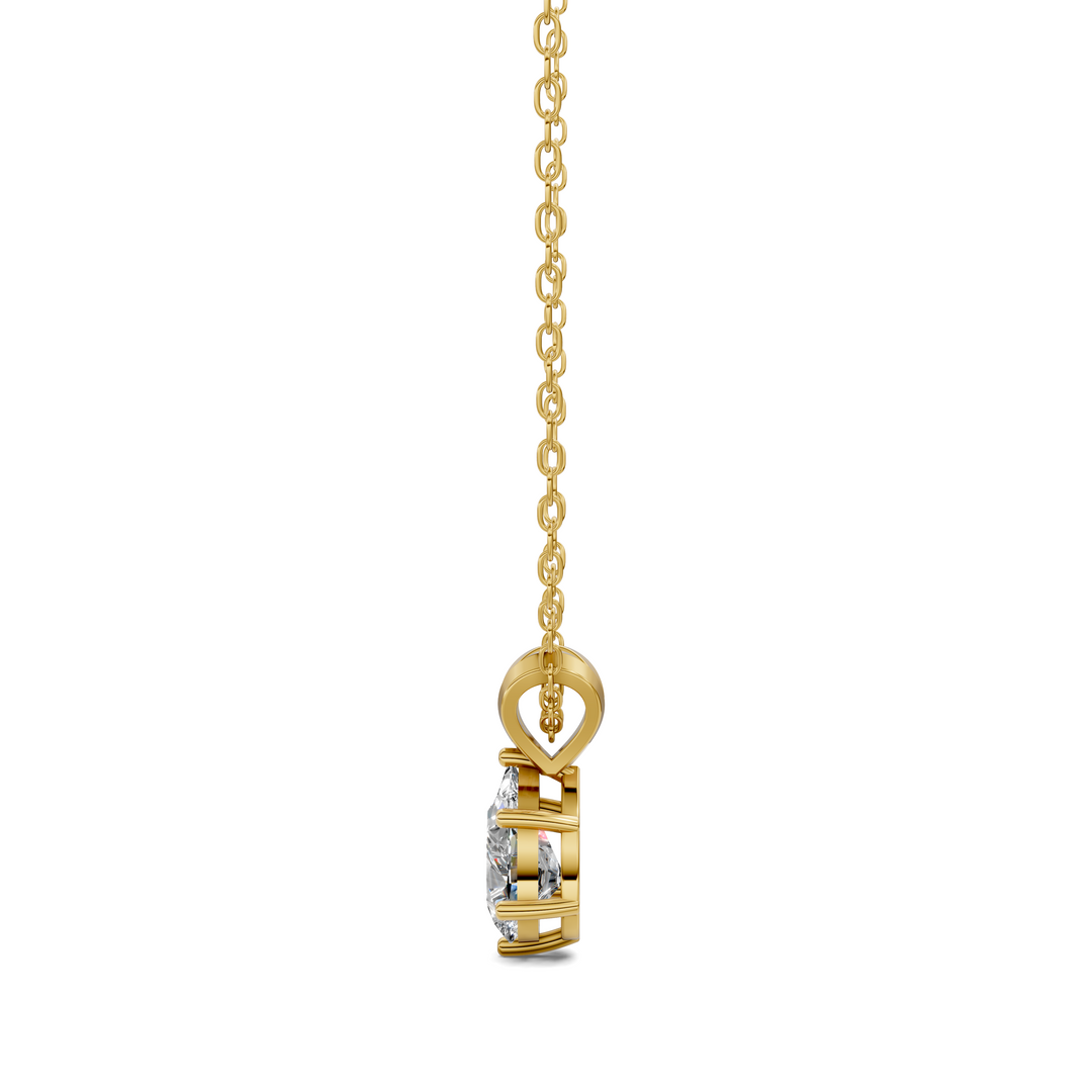 1.50CTW Split Bail Pear Pendant