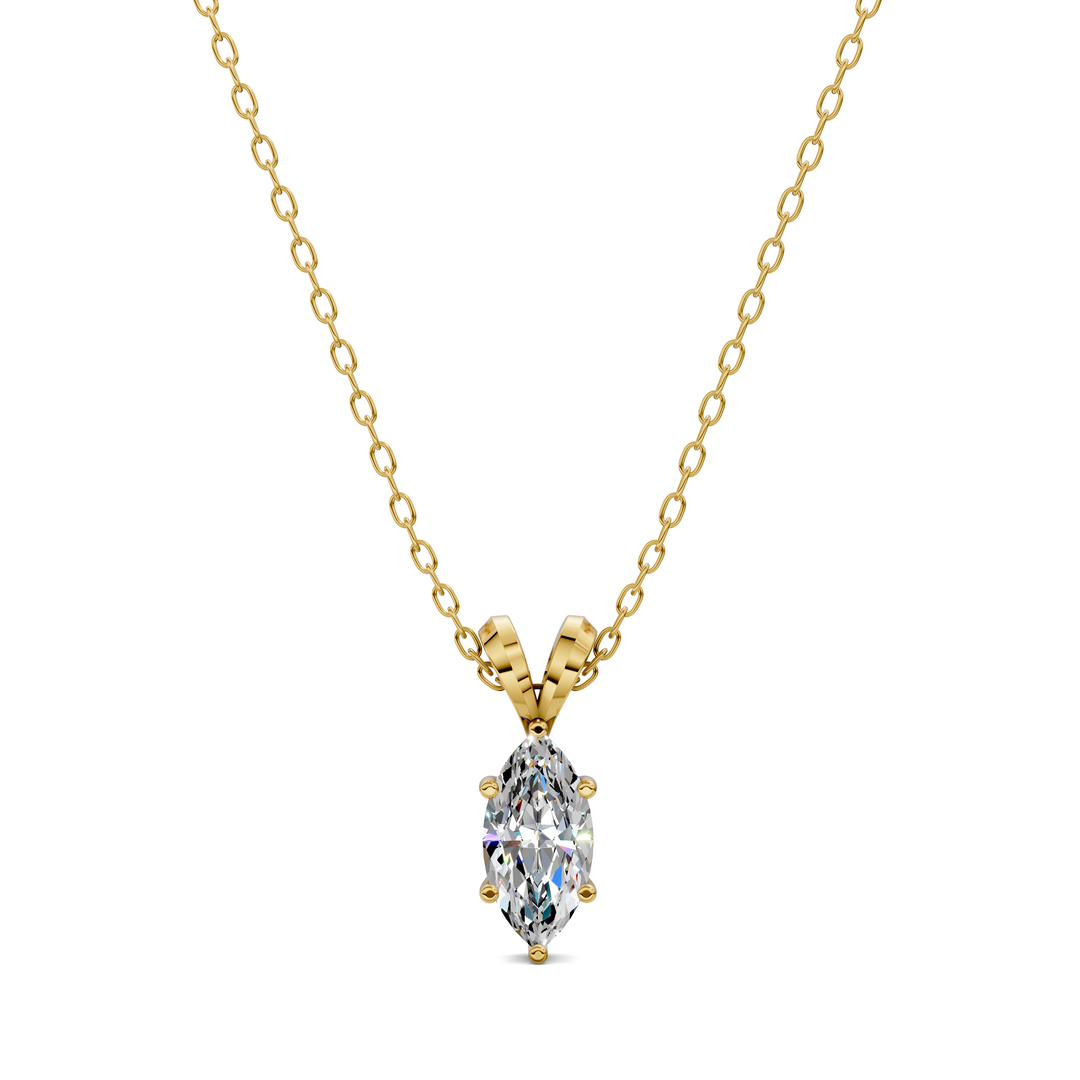 1.50CTW Split Bail Marquise Pendant