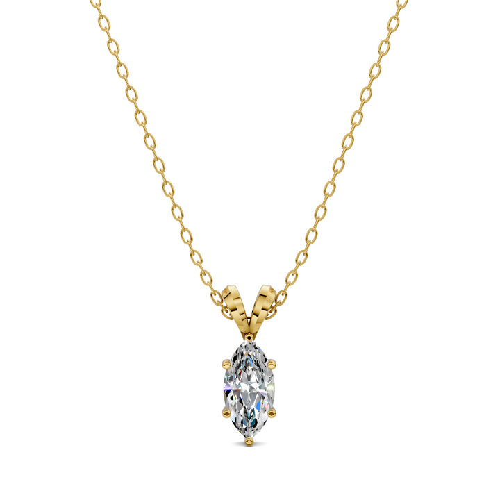 1.50CTW Split Bail Marquise Pendant