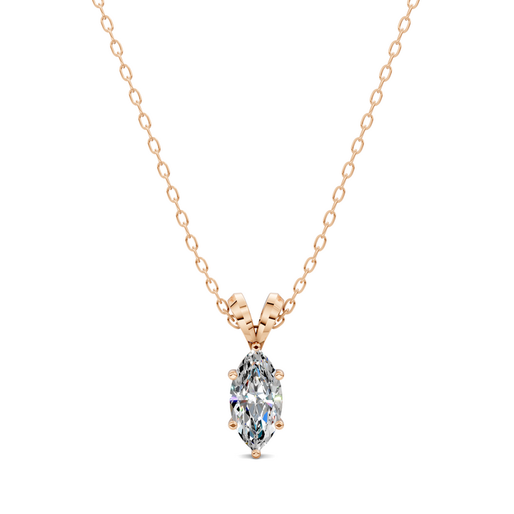 1.50CTW Split Bail Marquise Pendant