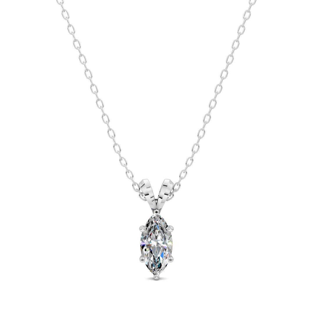 1.50CTW Split Bail Marquise Pendant