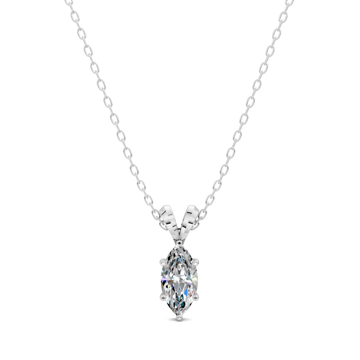 1.50CTW Split Bail Marquise Pendant