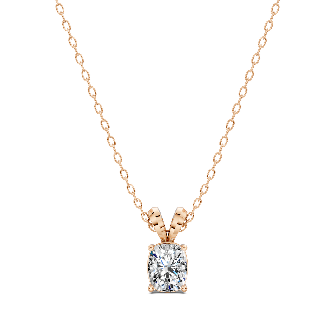 1.50CTW Split Bail Cushion Pendant