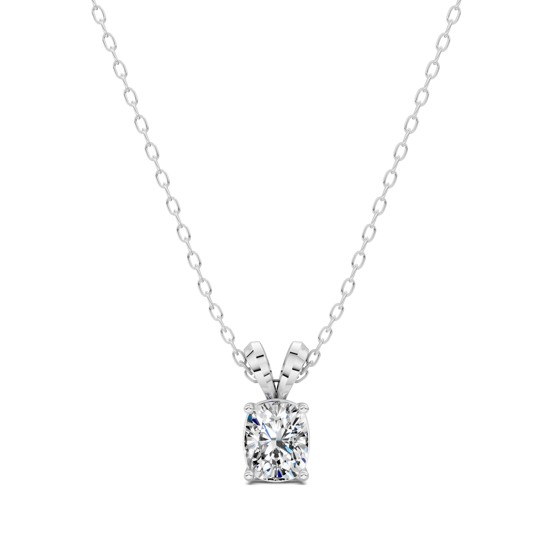 1.50CTW Split Bail Cushion Pendant