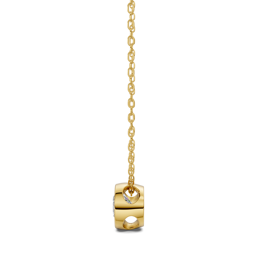1.50CTW Round Bezel Pendant