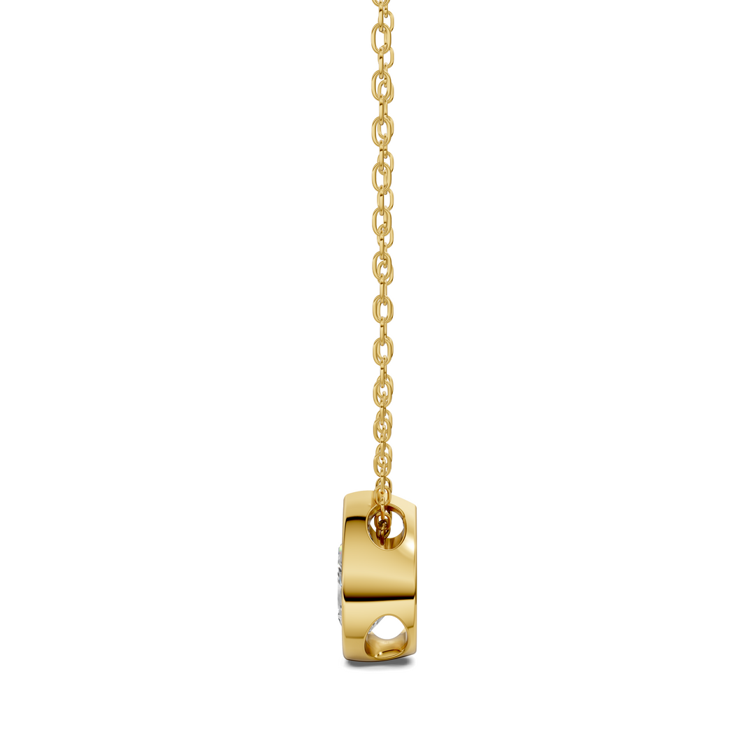 1.50CTW Pear Bezel Pendant