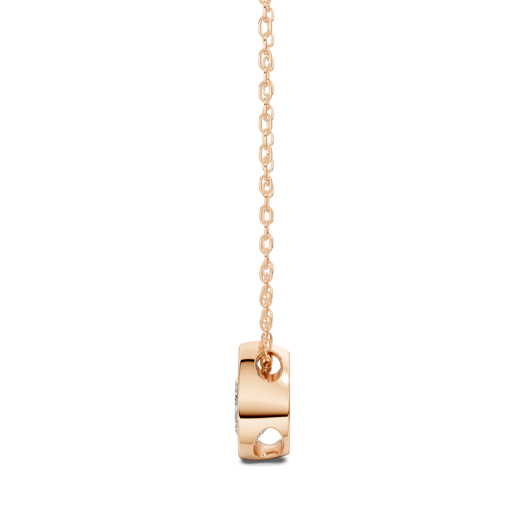 1.50CTW Pear Bezel Pendant