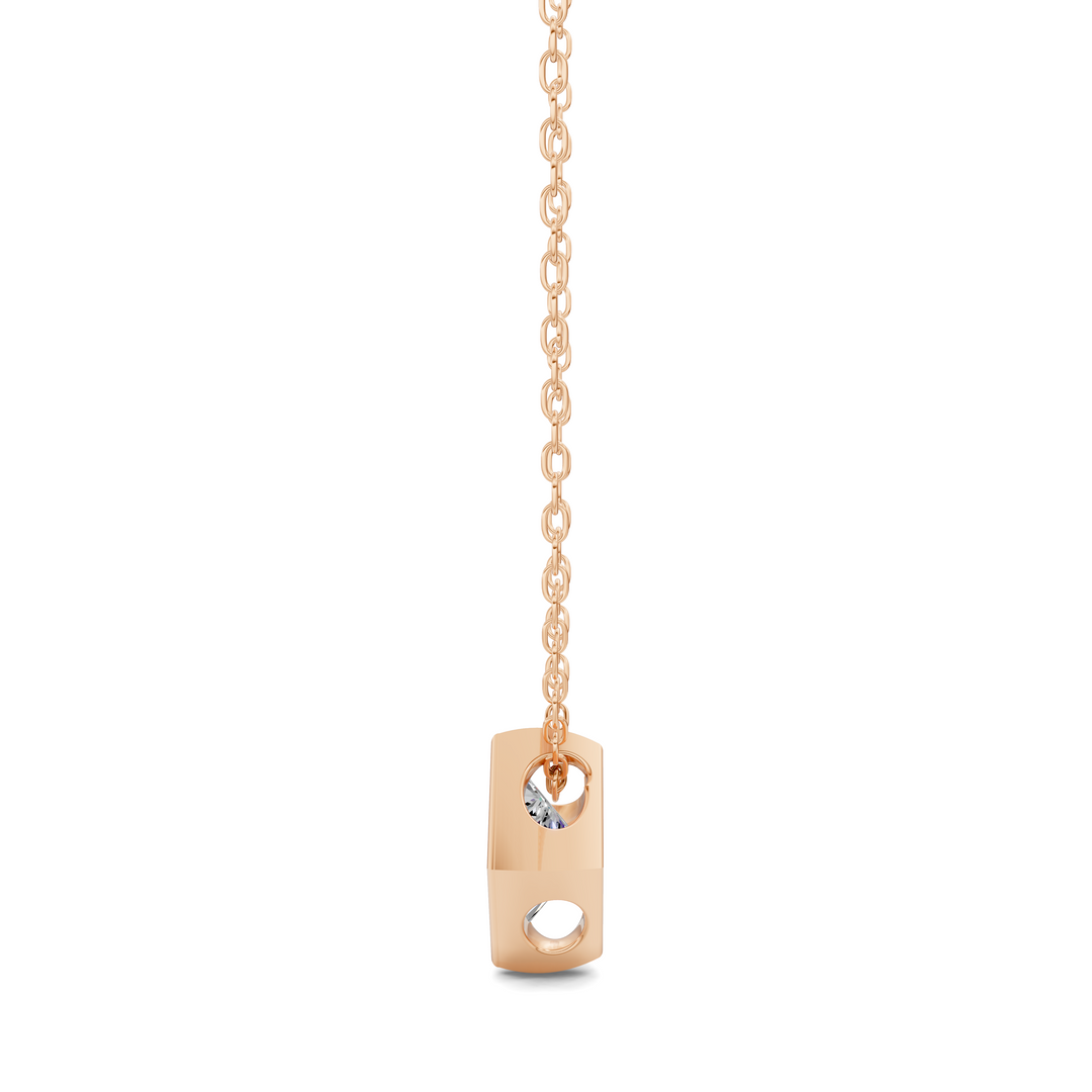 1.50CTW Princess Bezel Pendant
