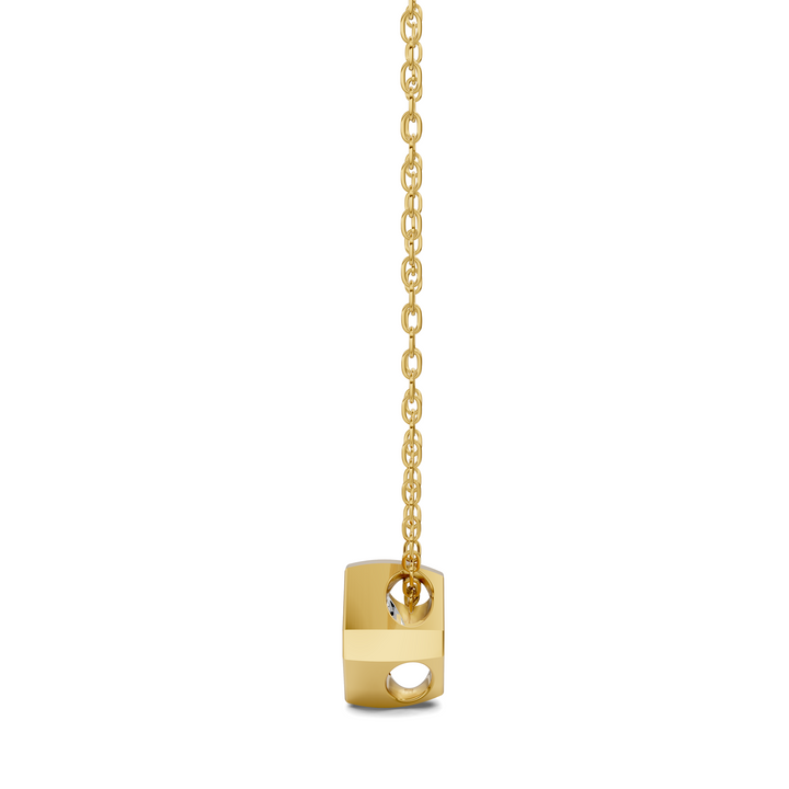 1.50CTW Asscher Bezel Pendant