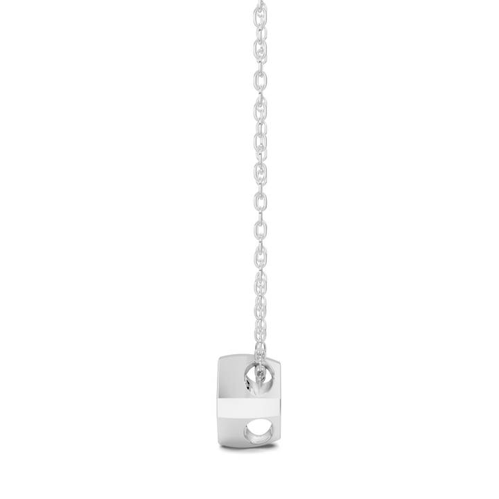 1.50CTW Asscher Bezel Pendant