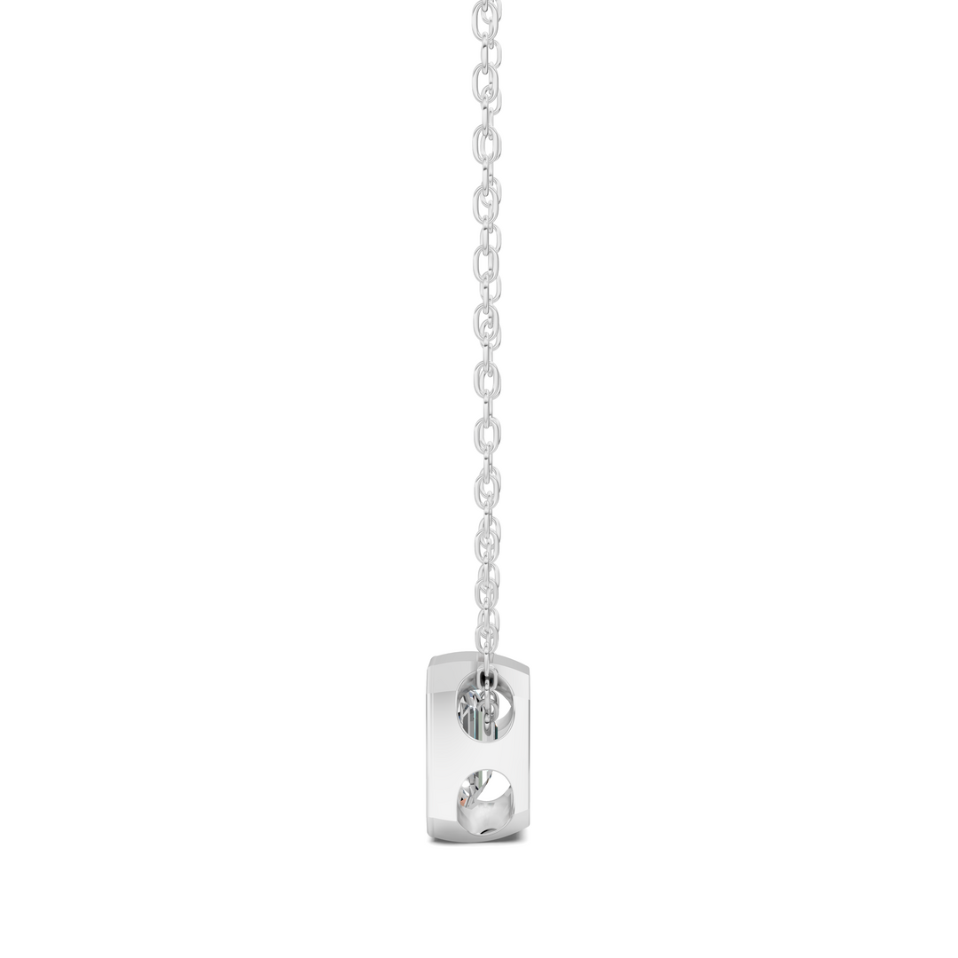 1.50CTW Emerald Bezel Pendant