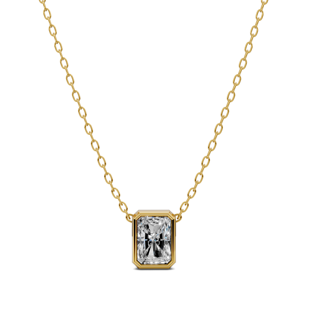 Radiant Bezel Pendant