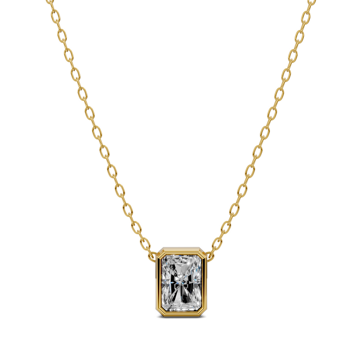 Radiant Bezel Pendant
