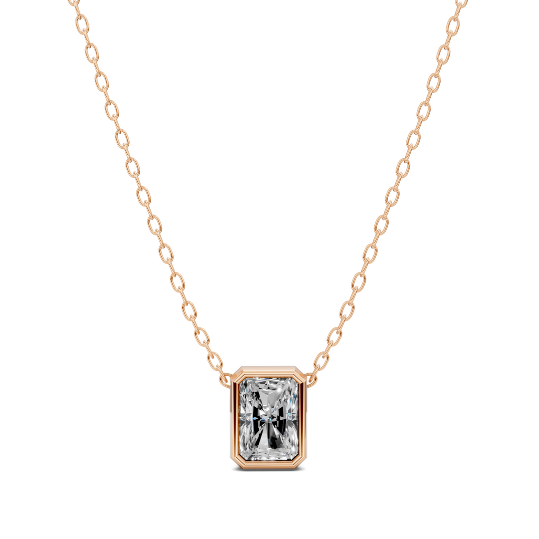 Radiant Bezel Pendant