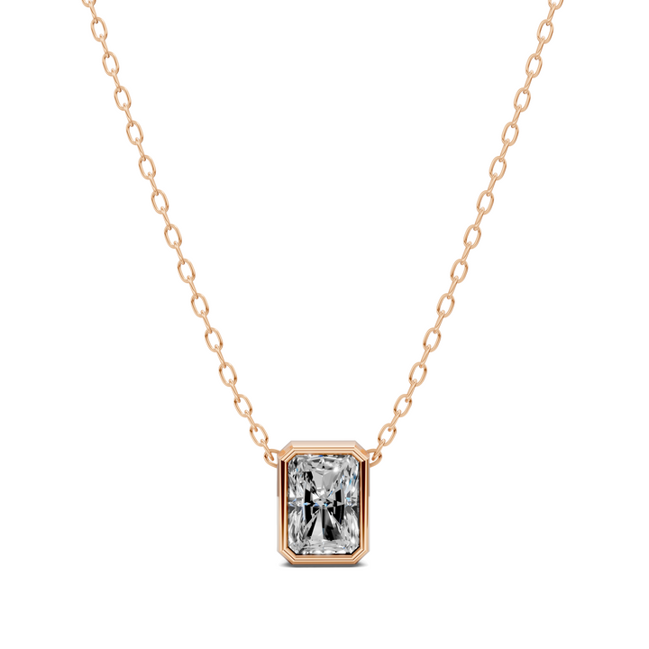 Radiant Bezel Pendant