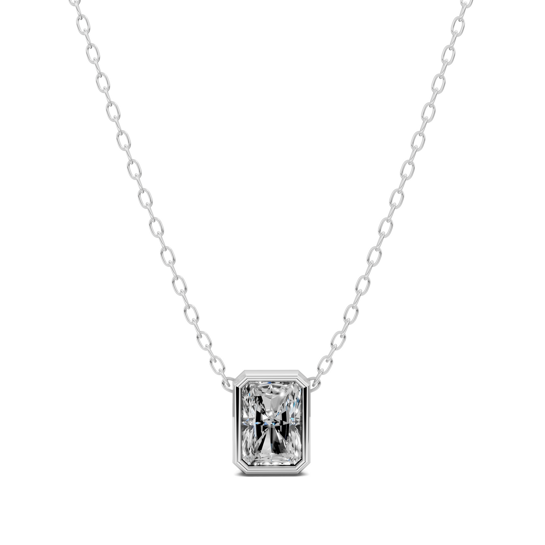 Radiant Bezel Pendant